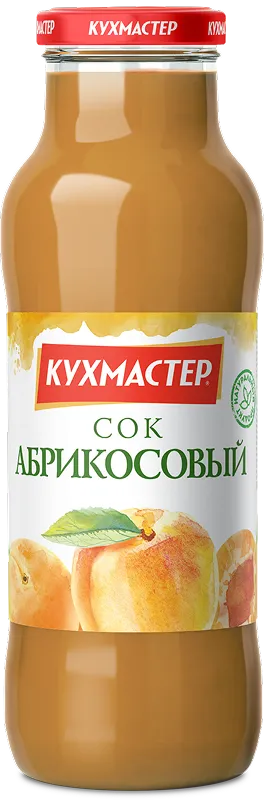 Сок Кухмастер "Абрикосовый" 0,68 л.