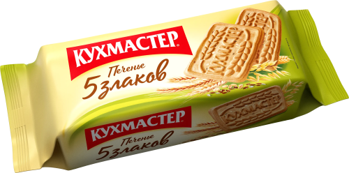 Печенье Кухмастер Пять злаков сахарное 170 г