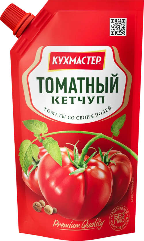 Кетчуп Кухмастер Томатный дой-пак 260 г