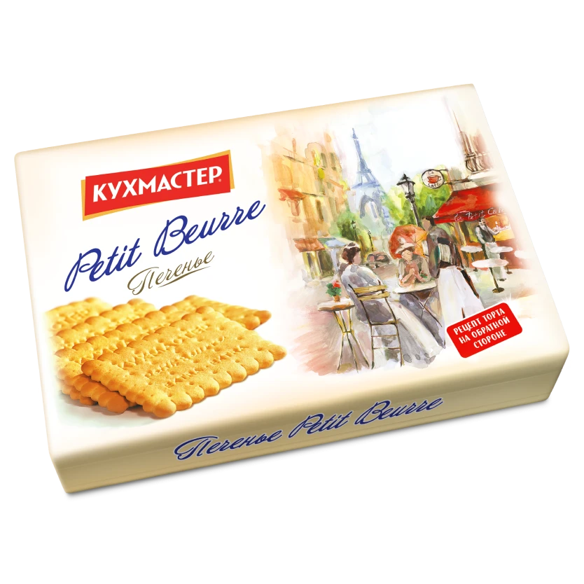 Печенье Кухмастер "Petit Beurre" затяжное 420 г.