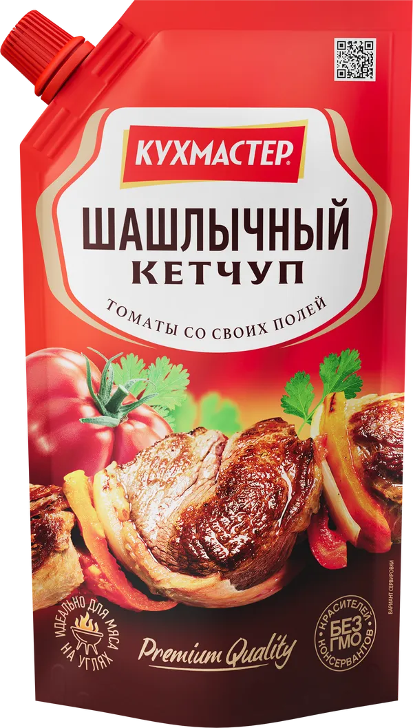 Кетчуп Кухмастер Шашлычный дой-пак 500 г