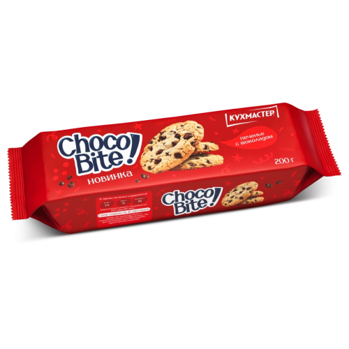 Печенье  Кухмастер "ChocoBite" 200г.