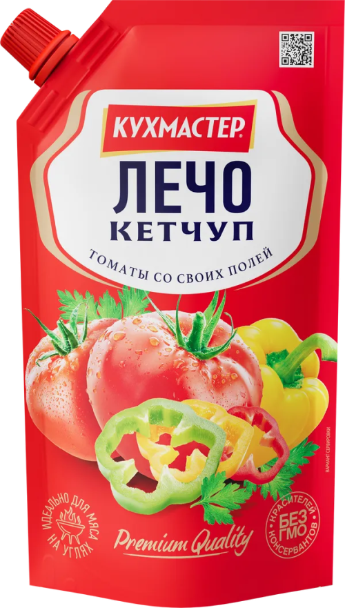 Кетчуп Кухмастер Лечо дой-пак 500 г