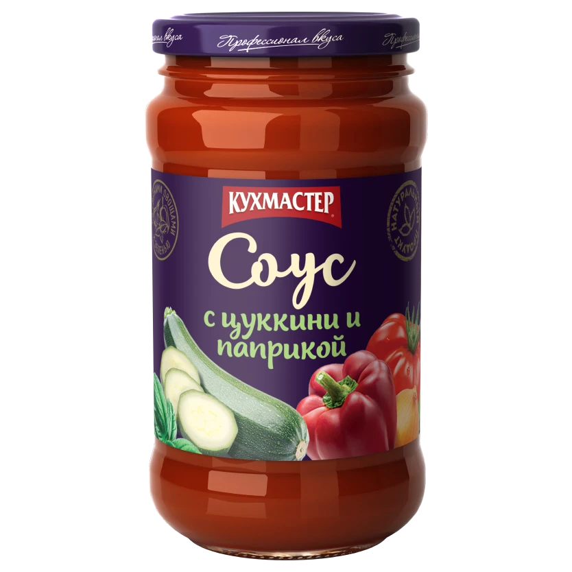 Соус Кухмастер Для макарон с цукини и паприкой 400 г