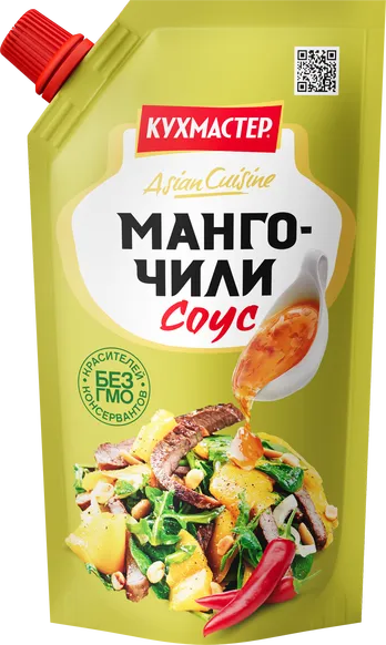 Соус Кухмастер Манго-чили дой-пак 200 г